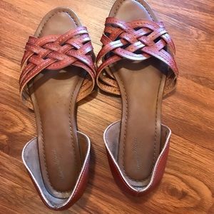 Brown sandals from Target
